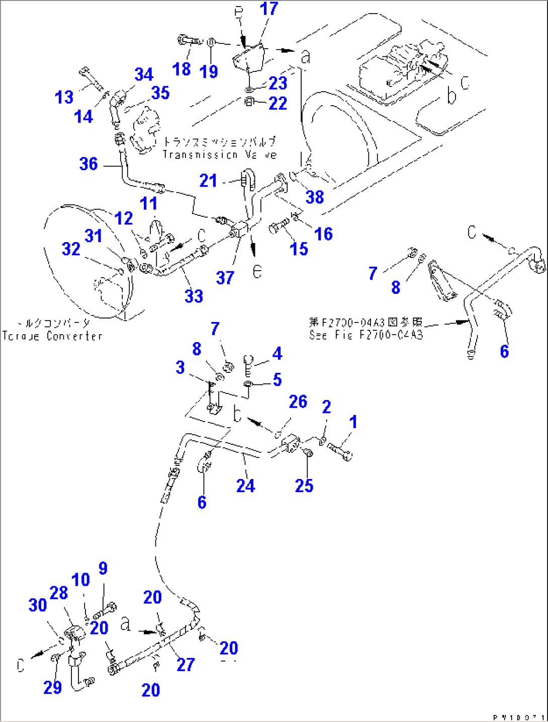 STEERING PIPING (3/3) (COLD WEATHER (A) SPEC.)(#14413-)