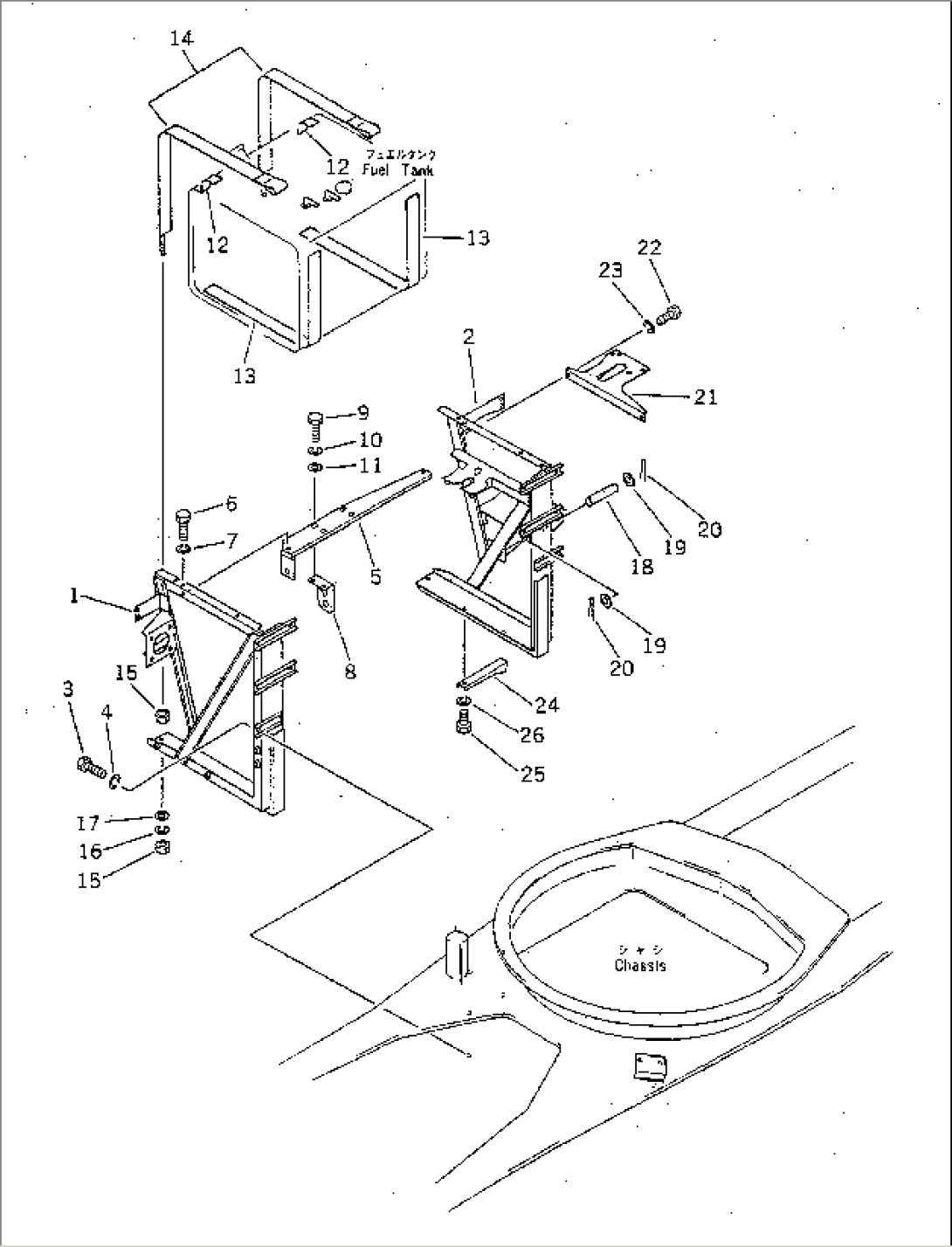 MOUNTING BRACKET (FUEL TANK)