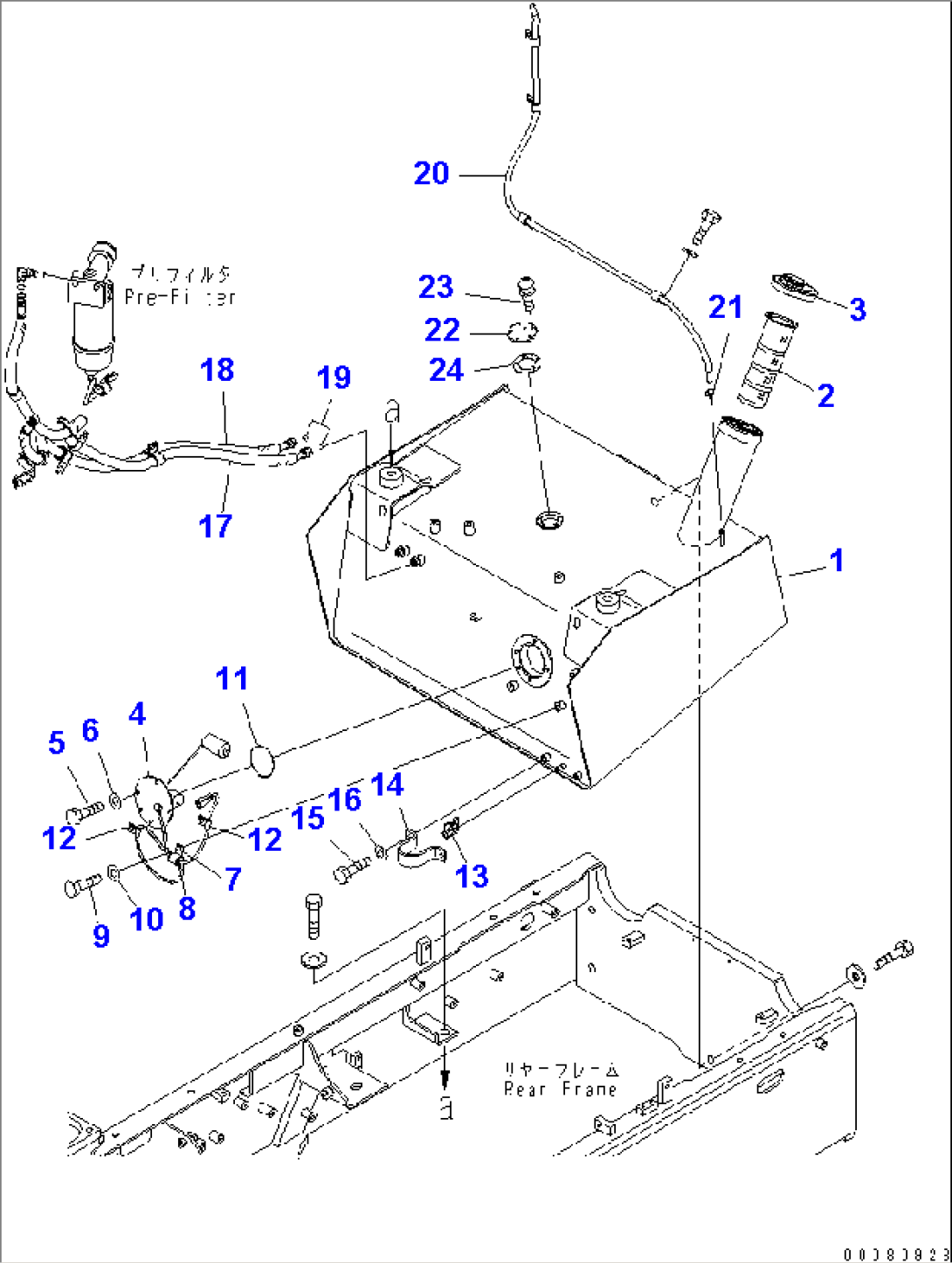 FUEL TANK (EU SPEC.)(#70001-)