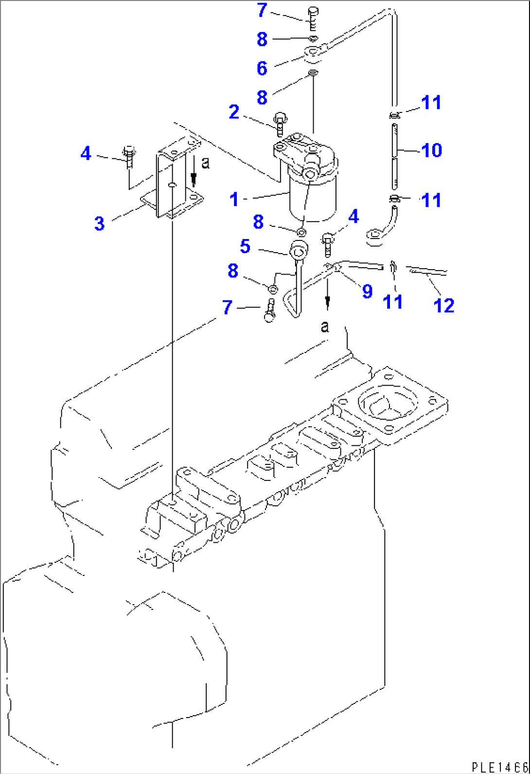 ADDITIONAL FUEL FILTER(#12001-)