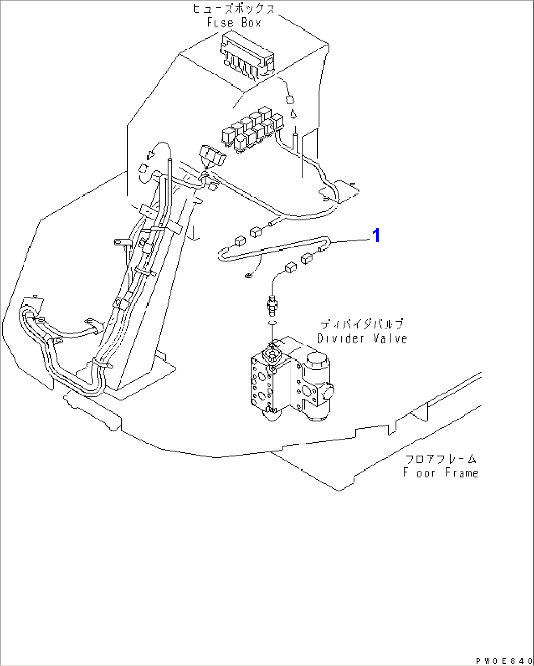 ELECTRICAL SYSTEM (EMERGENCY STEERING LINE)(#54104-)