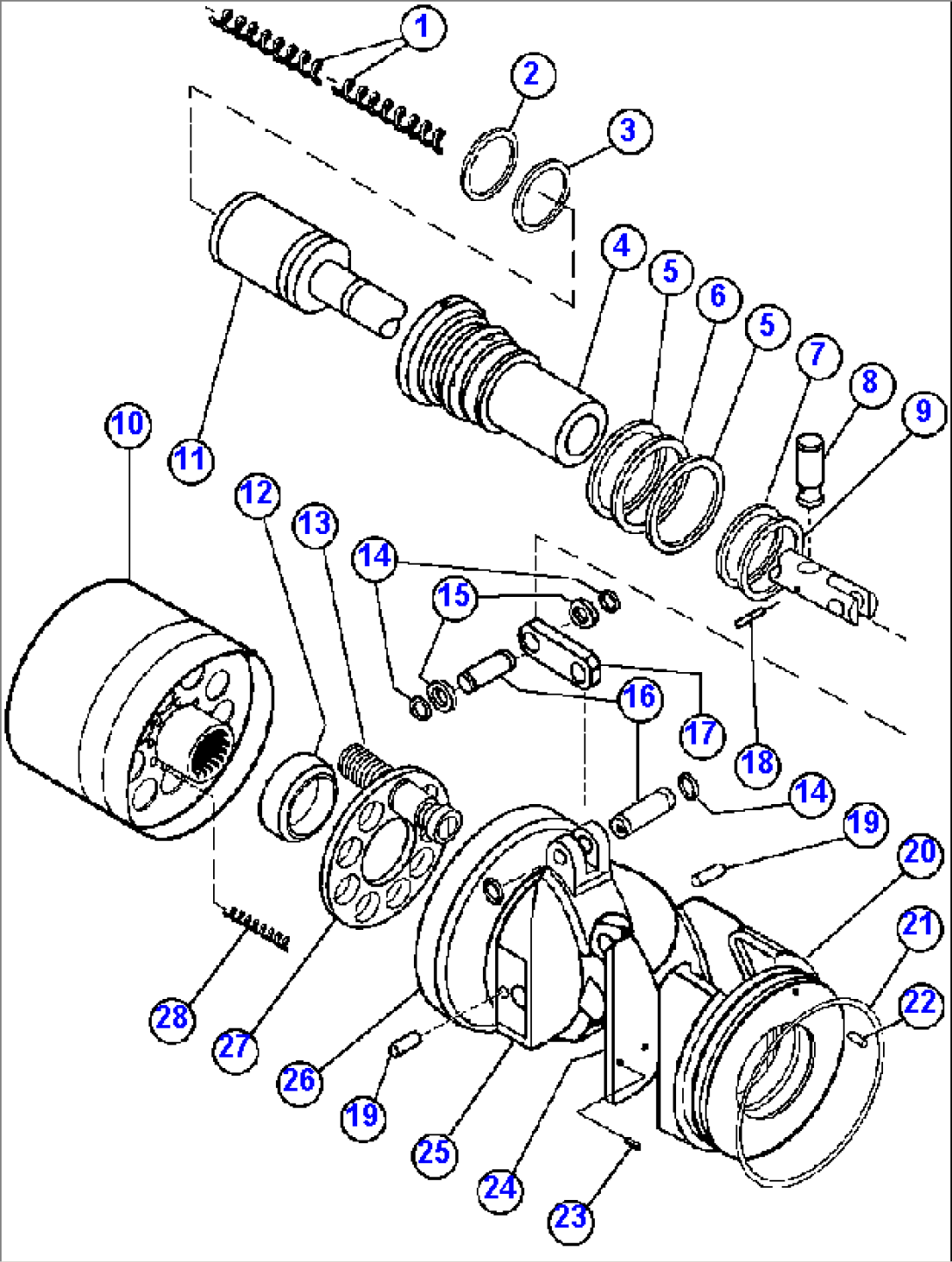 STEERING PUMP ROTATING GROUP (PC1142)