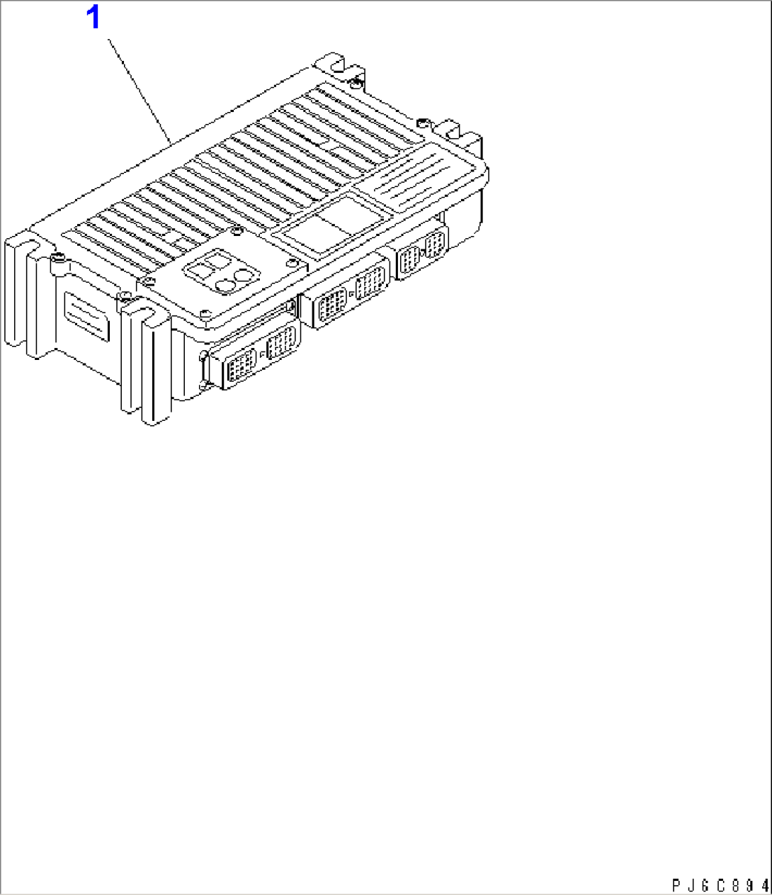 ENGINE CONTROLLER (CHASSIS MOUNTING)(#310091-316080)
