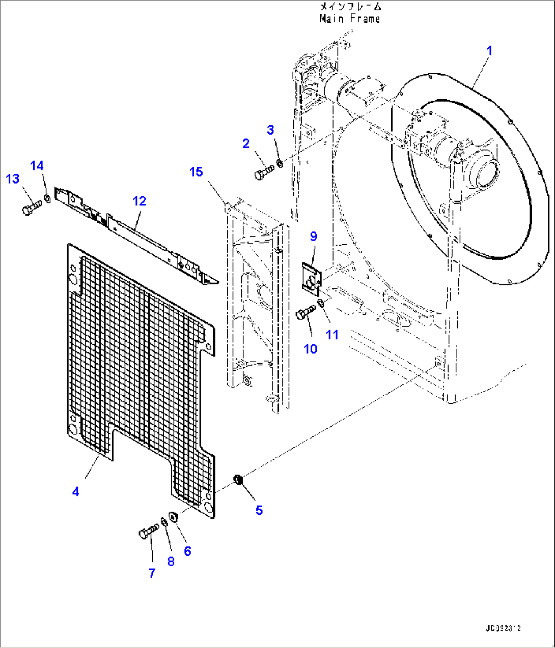 Cooling Fan Drive, Fan Net (#11609-)