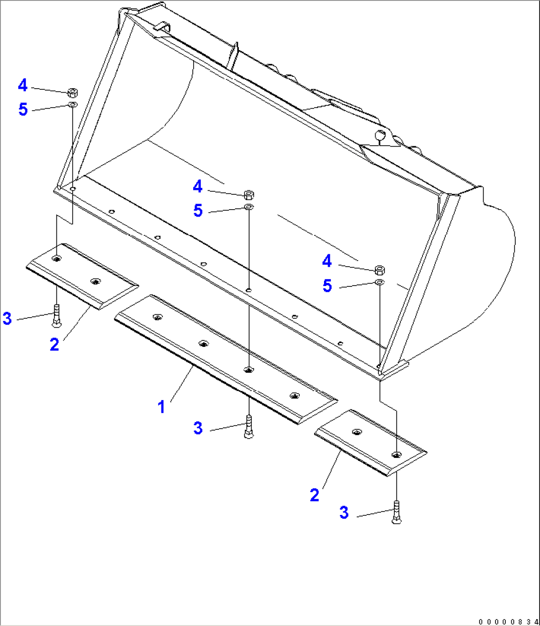 BOLT-ON CUTTING EDGE