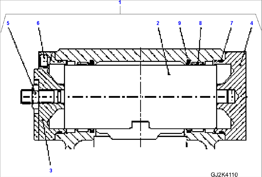 HYDRAULIC PUMP (WITH SPEED CONTROL) (INNER PARTS) (3/12)
