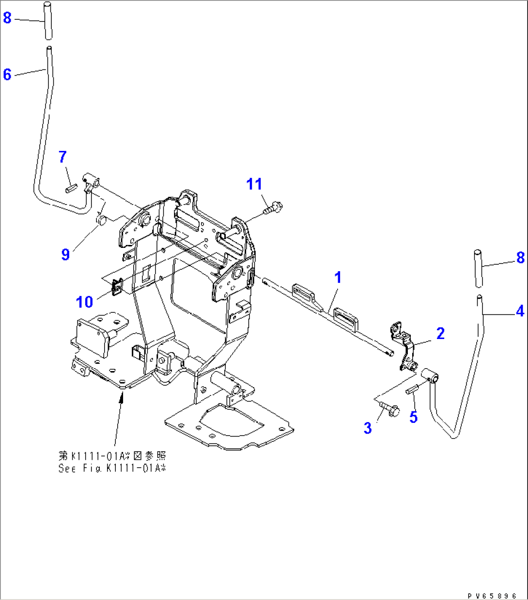 MAIN CONTROL LEVER (LOCK LEVER)