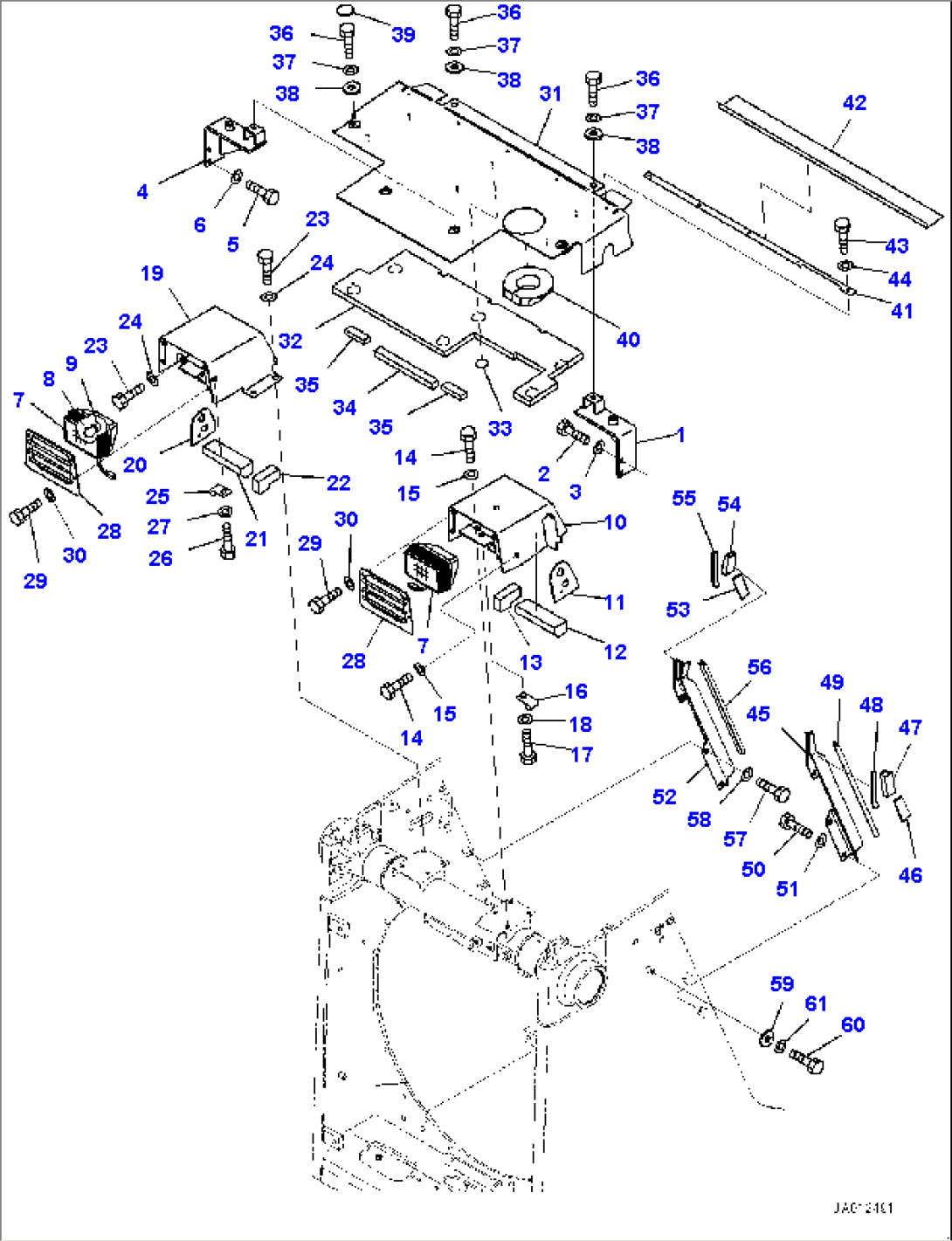 Radiator Guard, Headlamp (#11932-)