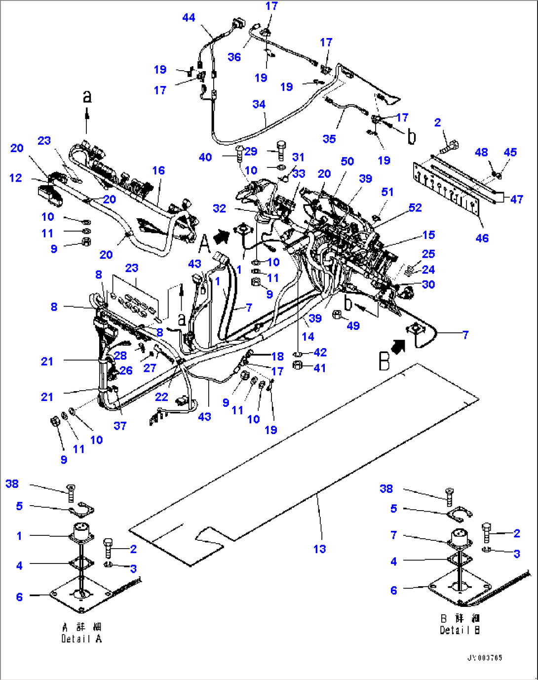 Cab, Wiring Harness (#80138-)