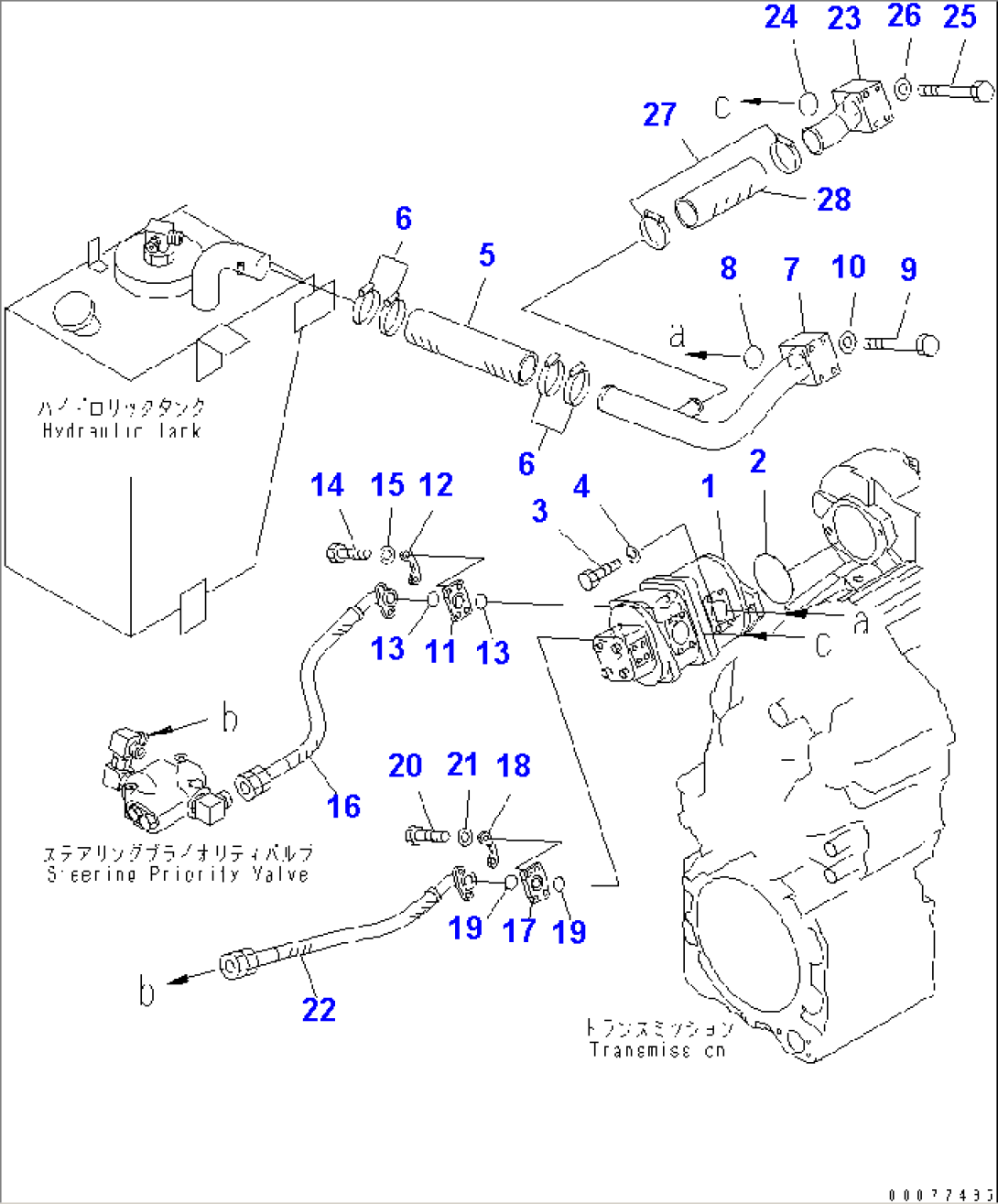 HYDRAULIC PIPING (SUCTION AND DELIVERY LINE)