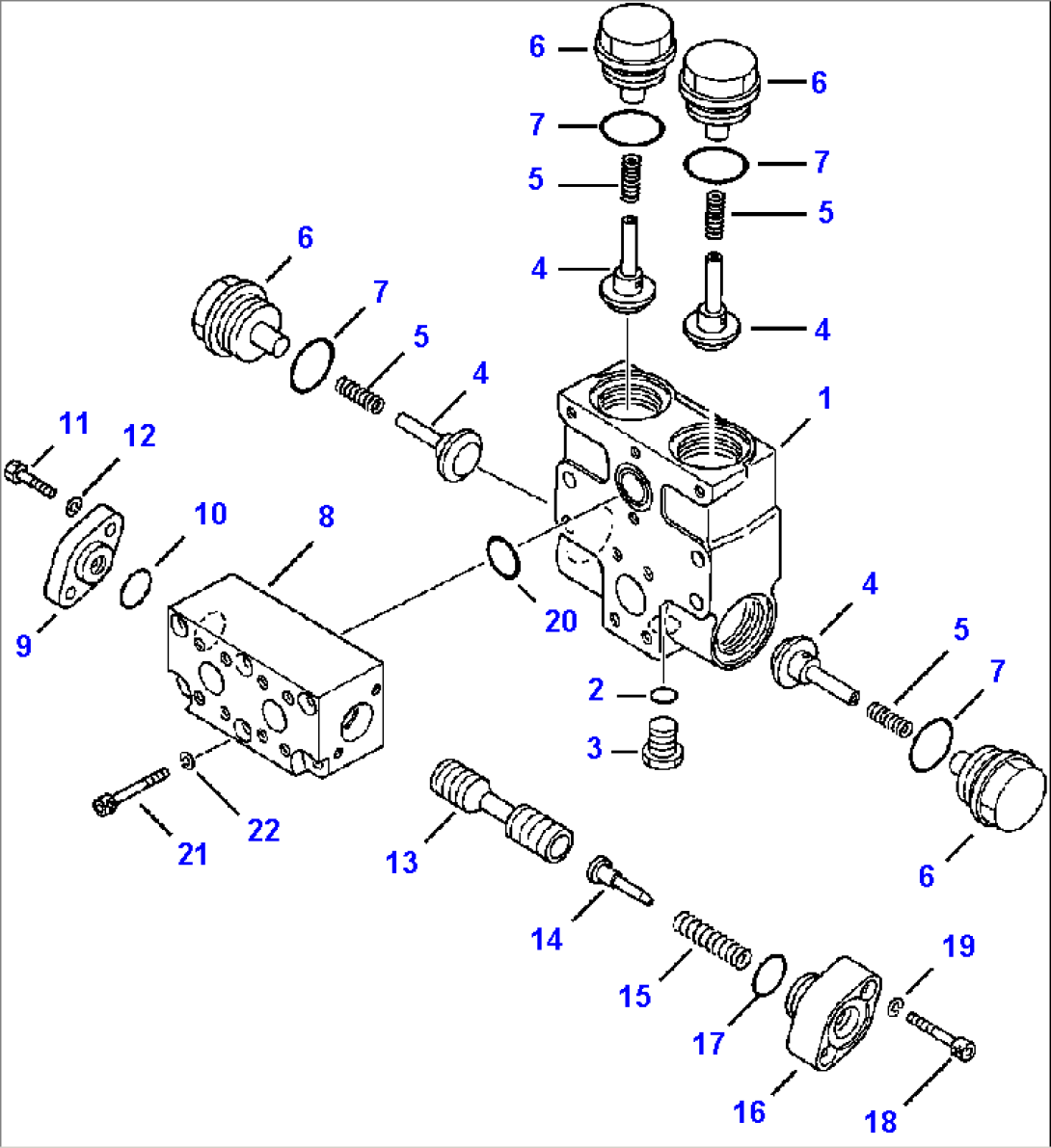 FIG NO. 4811 DIVIDER VALVE FOR GROUND DRIVEN STEERING