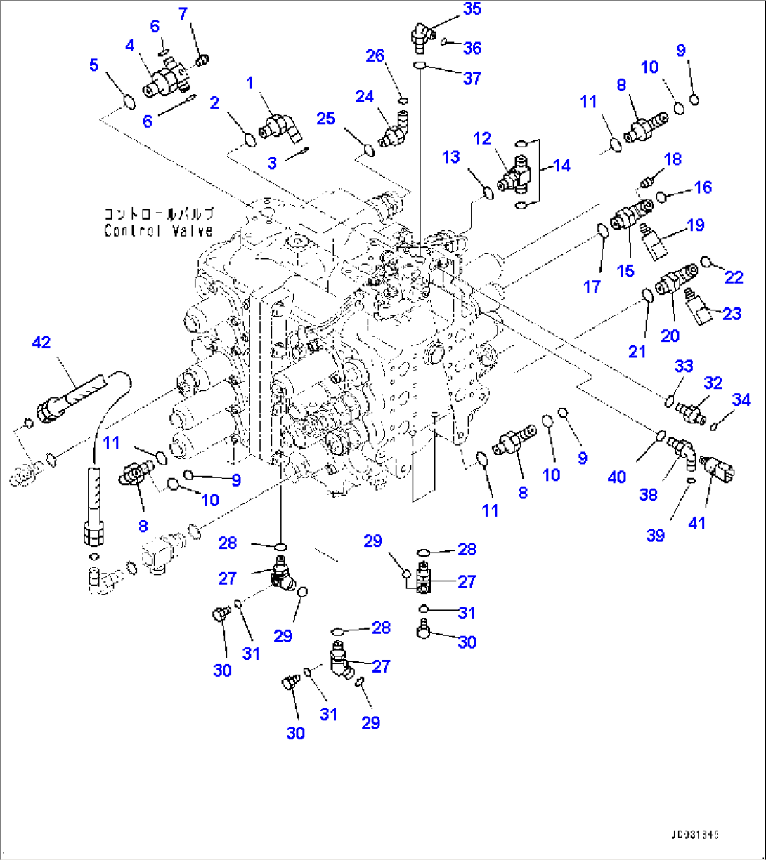 Control Valve, Connecting Parts (2/2) (#65001-)