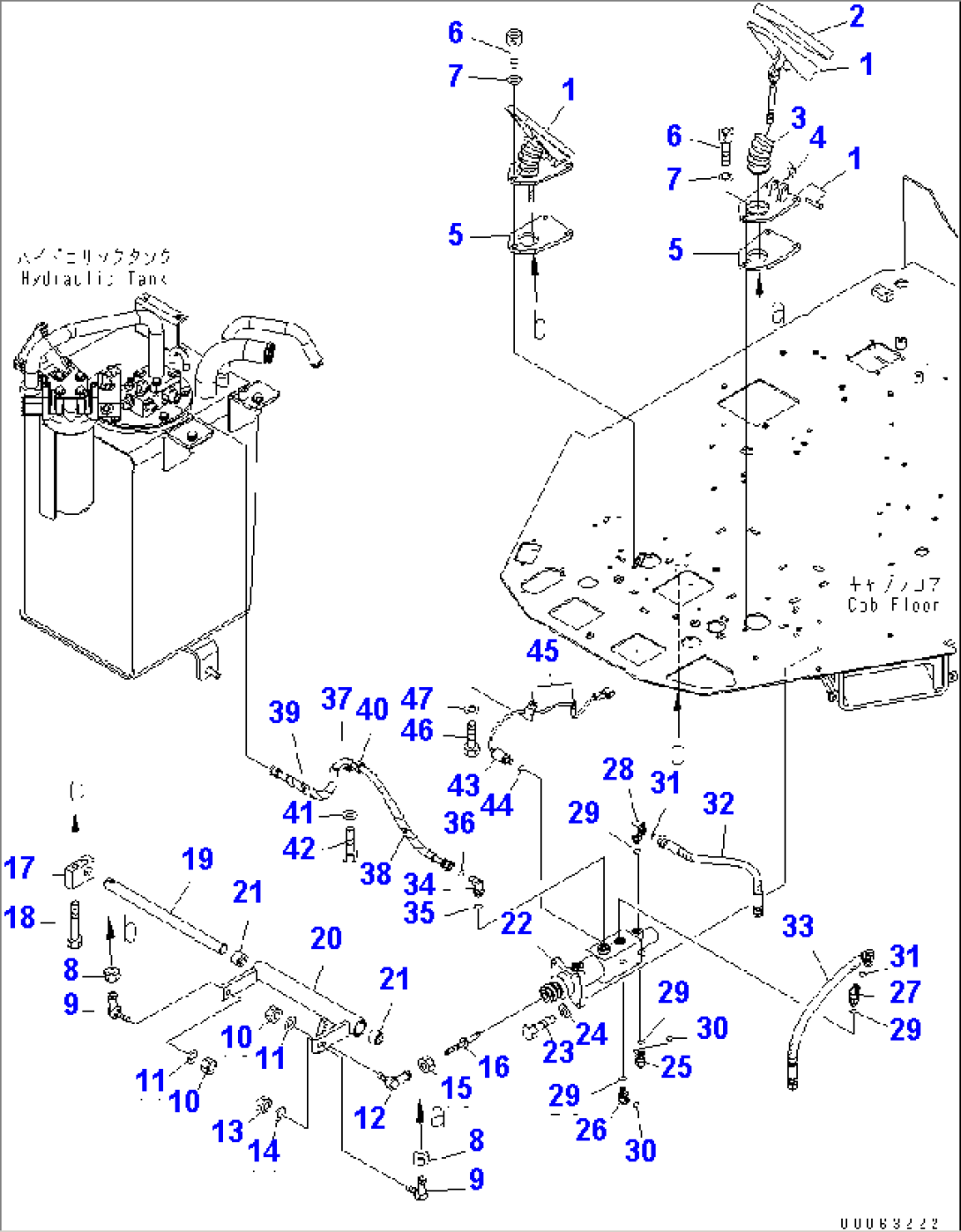 FLOOR (PEDAL AND LEVER)