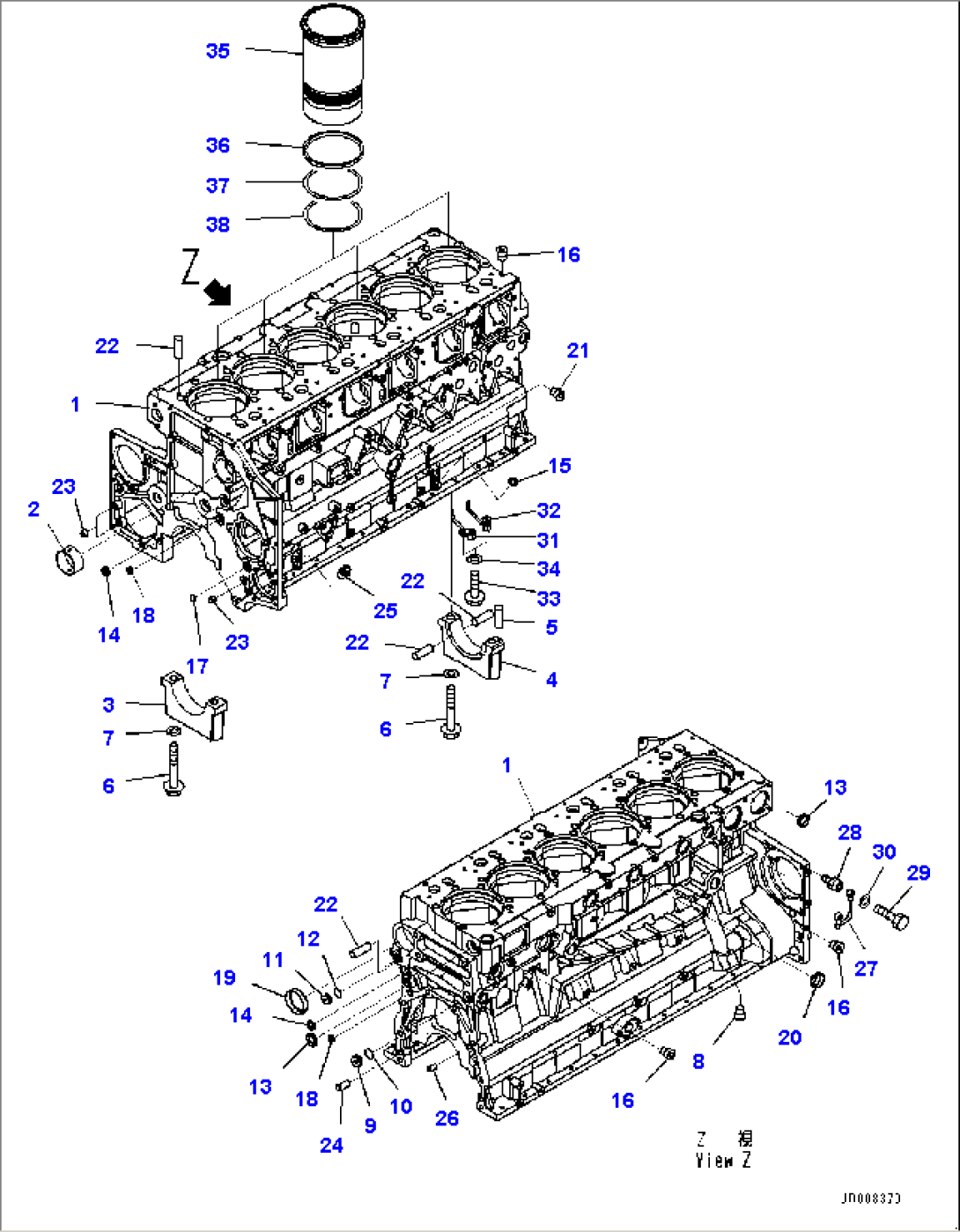 Cylinder Block (#630336-)