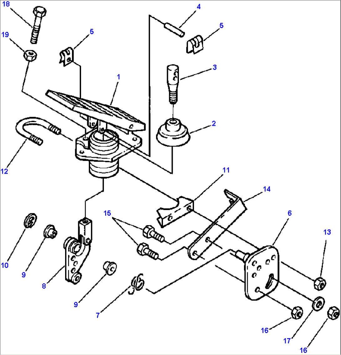 FIG NO. 1101A ACCELERATOR PEDAL