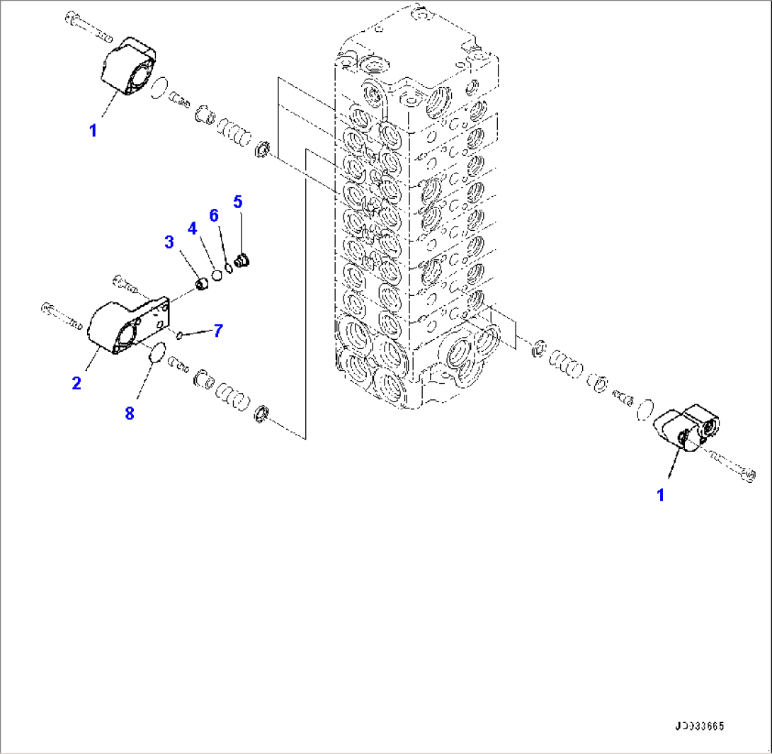 Control Valve, 8-Valve (4/11) (#21001-)