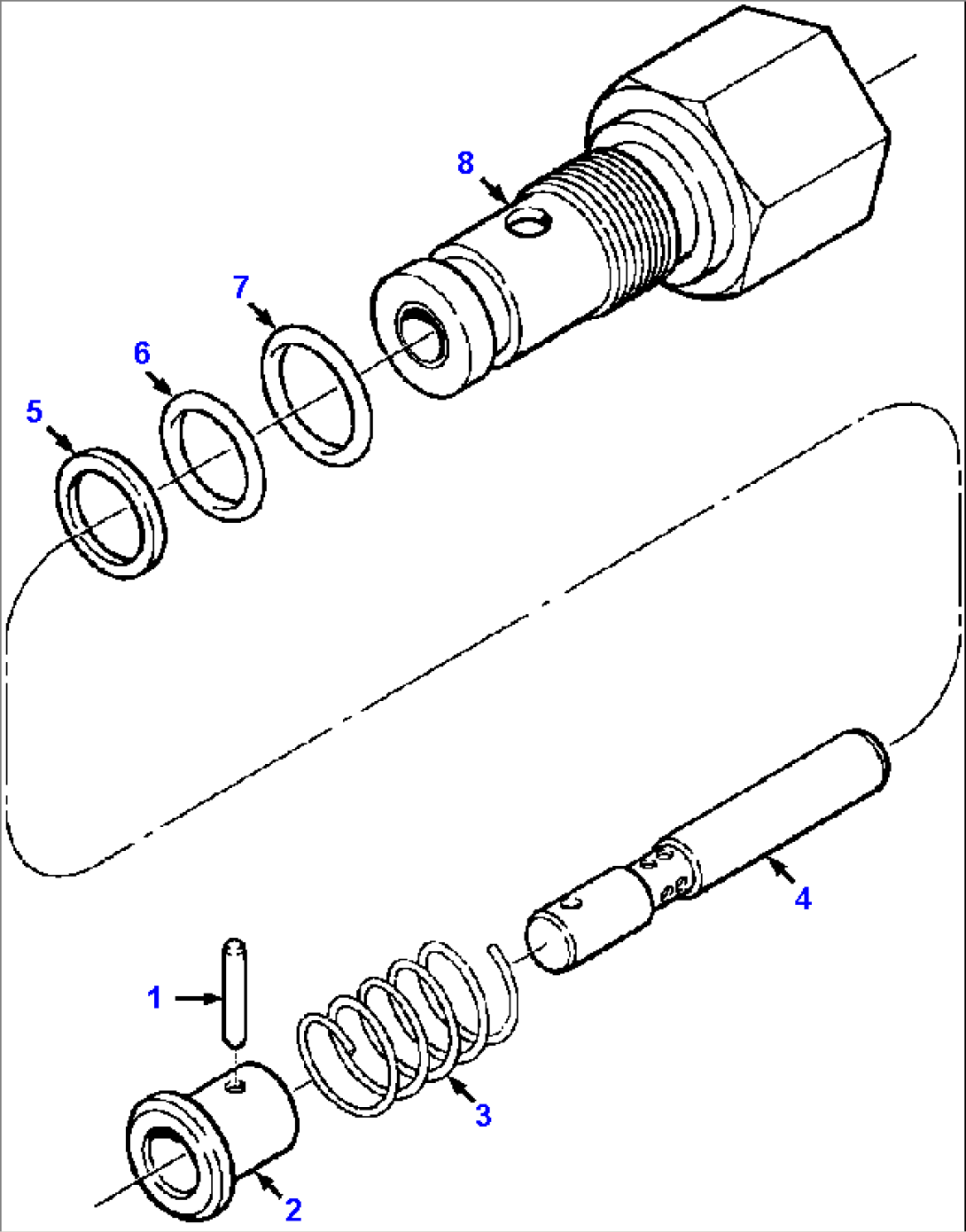 BLADE PILOT VALVE METERING CAPSULE