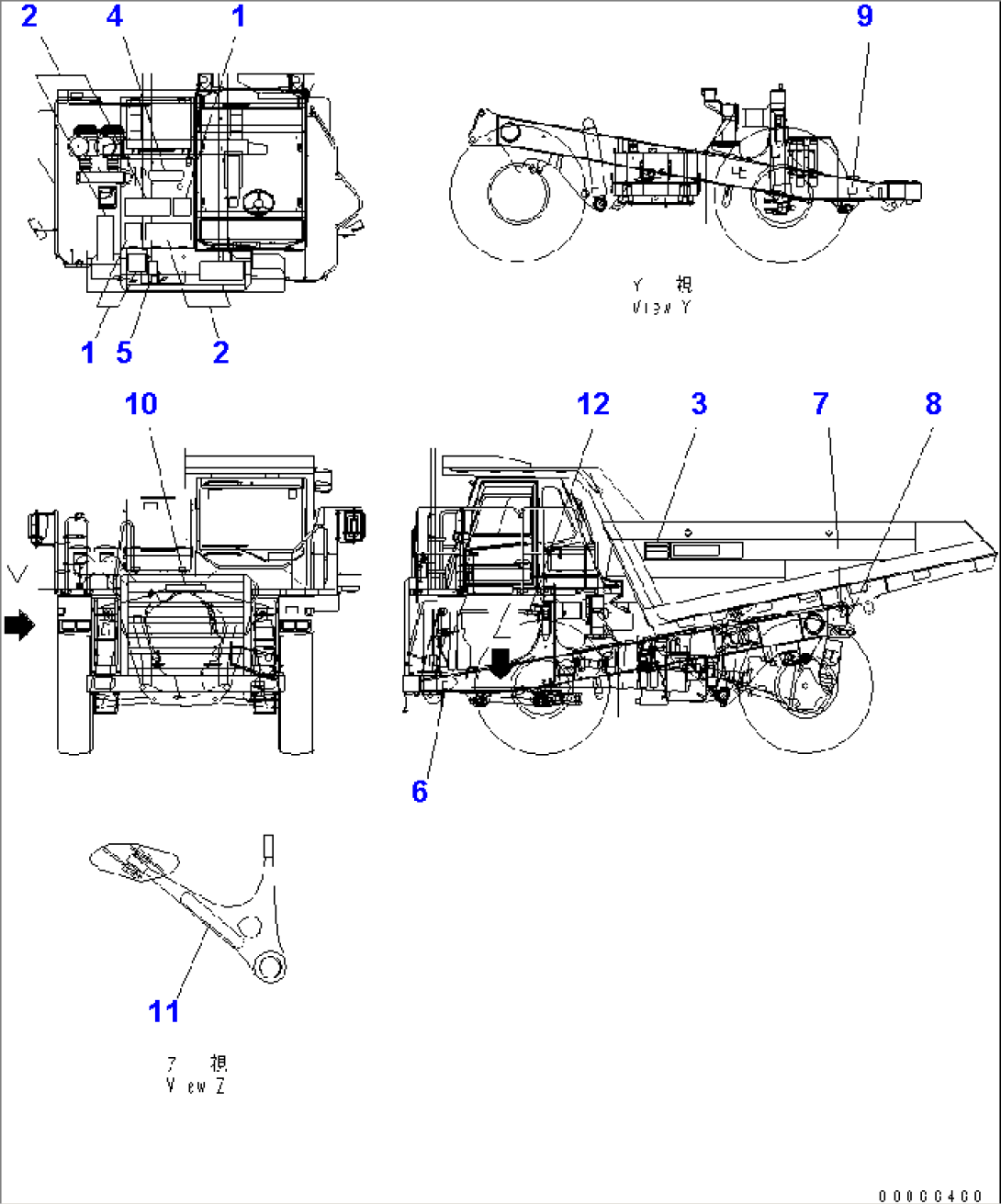 MARKS AND PLATES (1/2)(#11001-)
