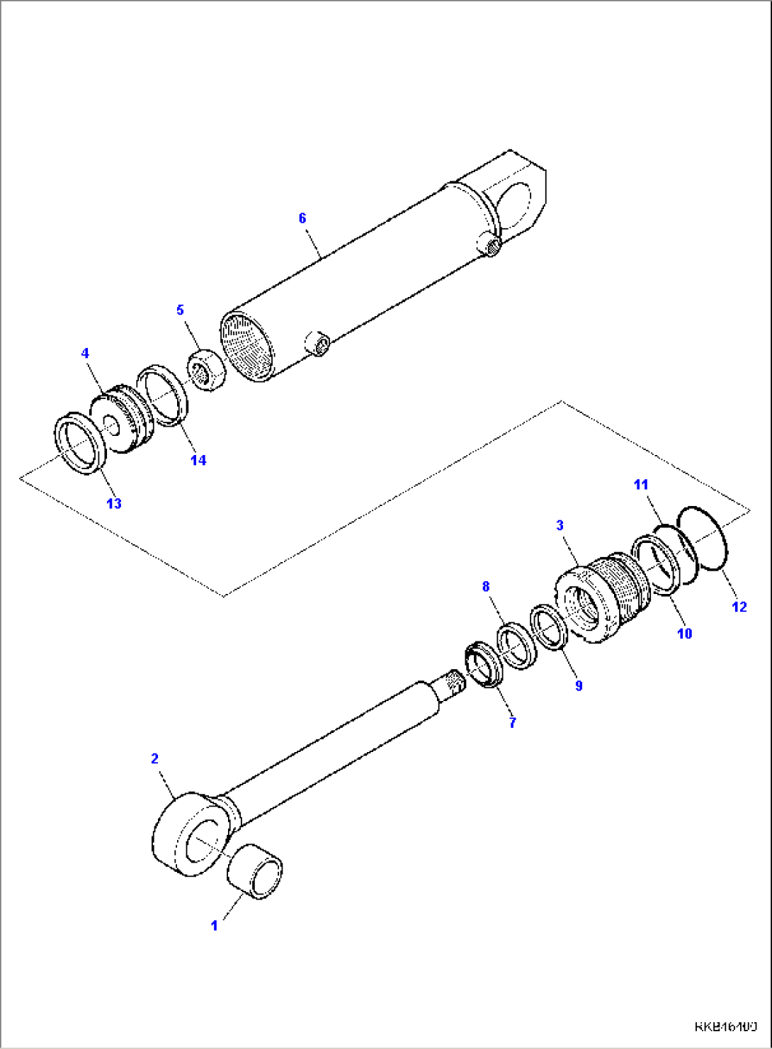 BUCKET 4 IN 1 CYLINDER