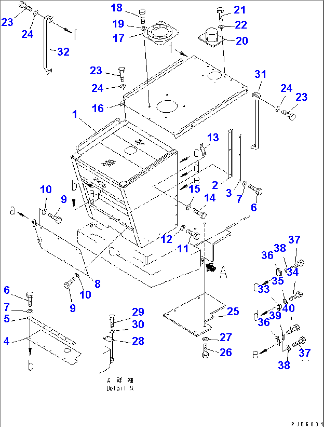 RADIATOR GUARD AND ENGINE HOOD (TBG SPEC.)(#11063-)