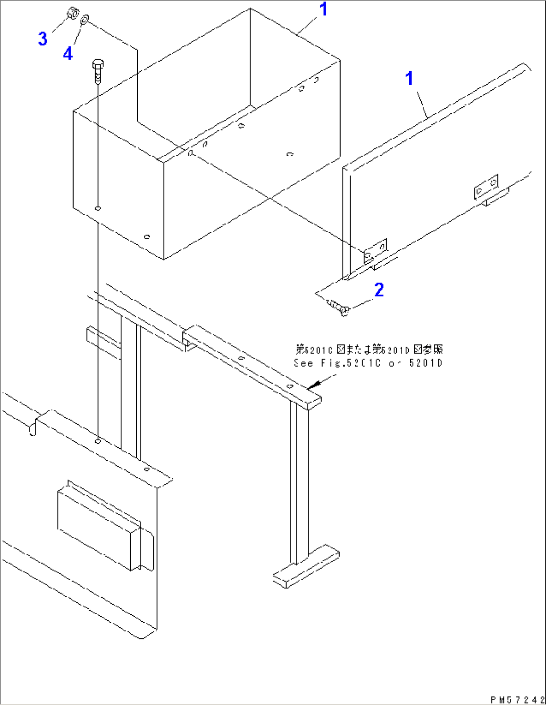 TOOL BOX (IN CAB)(#3322-)