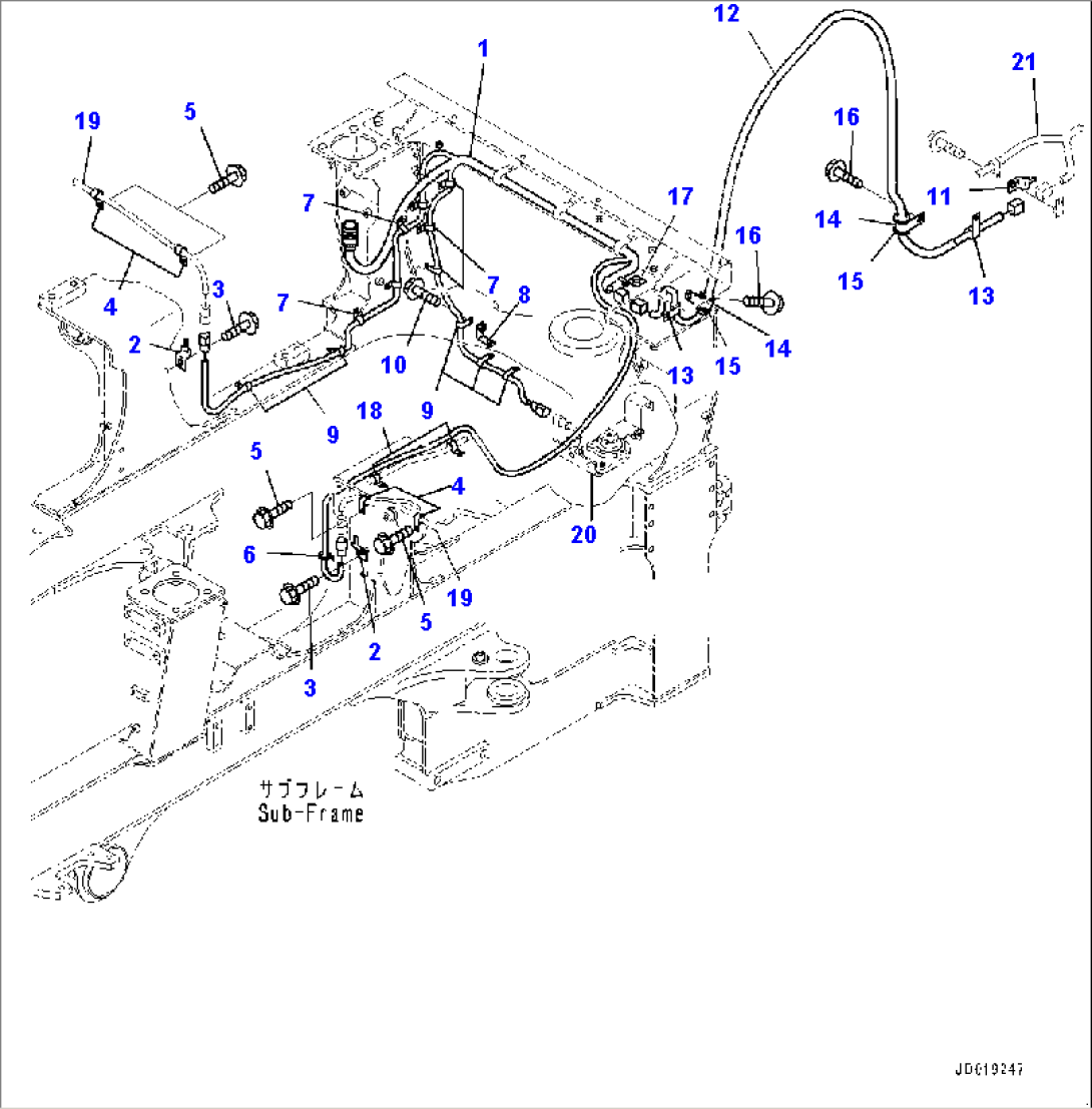 Payload Meter Unit, Front Wiring Harness (#7316-)