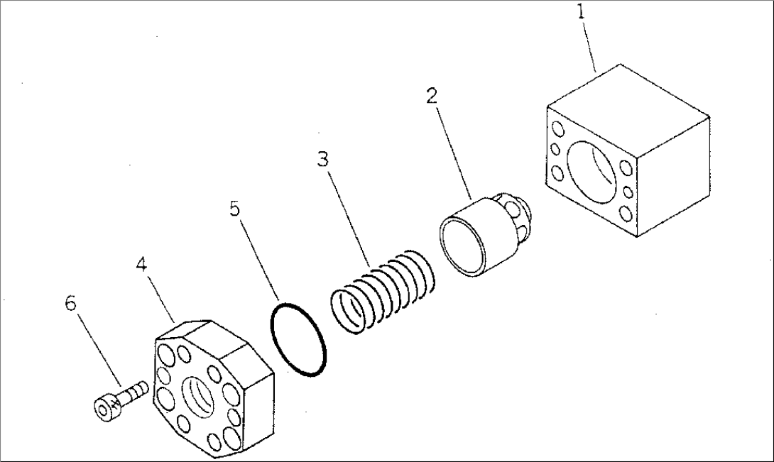 RETURN CHECK VALVE (FOR CONTROL VALVE)