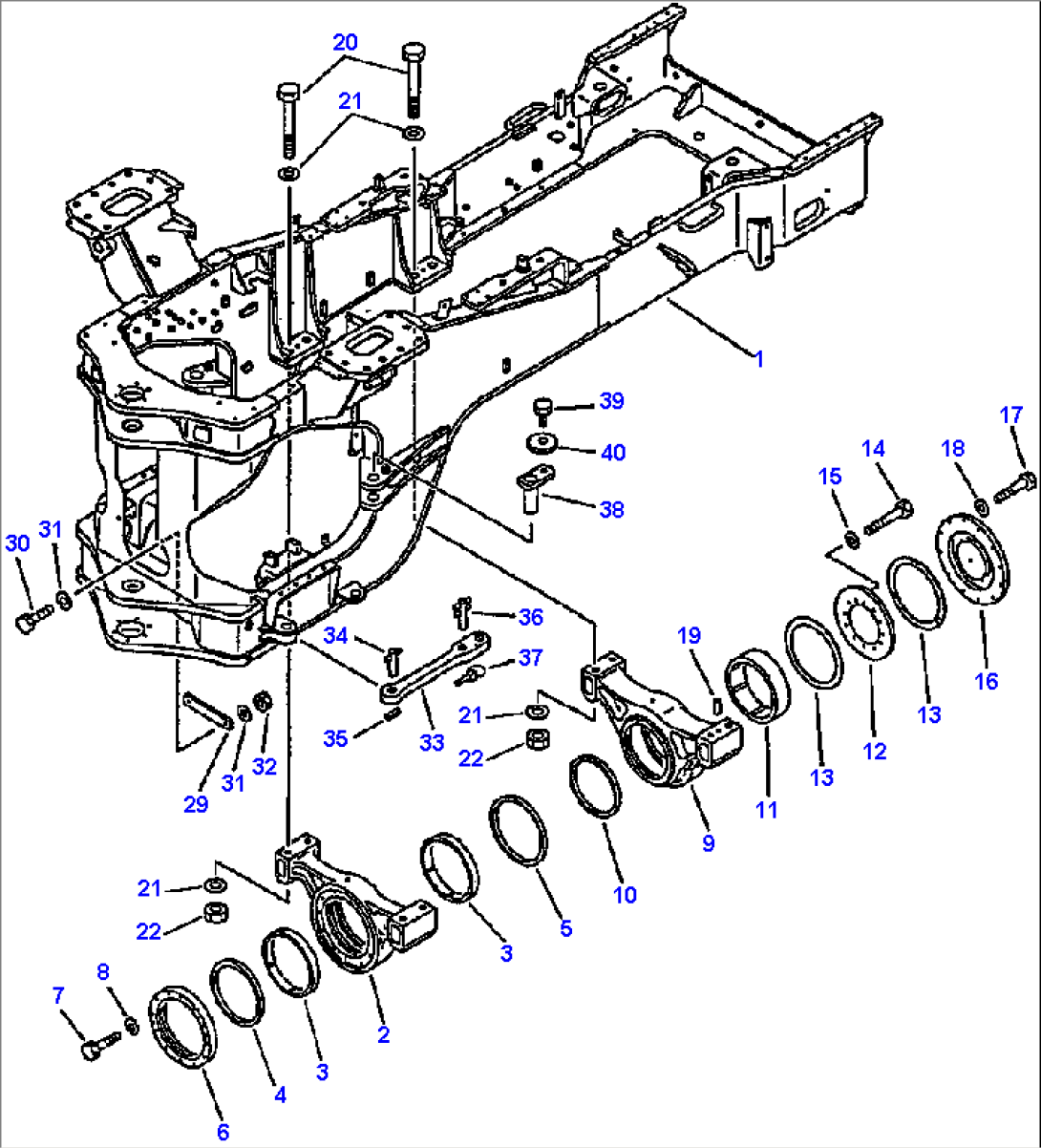 REAR FRAME FOR LOAD AND CARRY APPLICATION