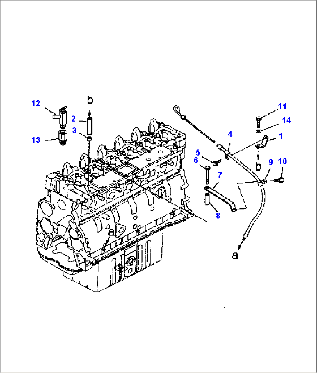 OIL GAUGE BRACKET (PC200LC-6B)