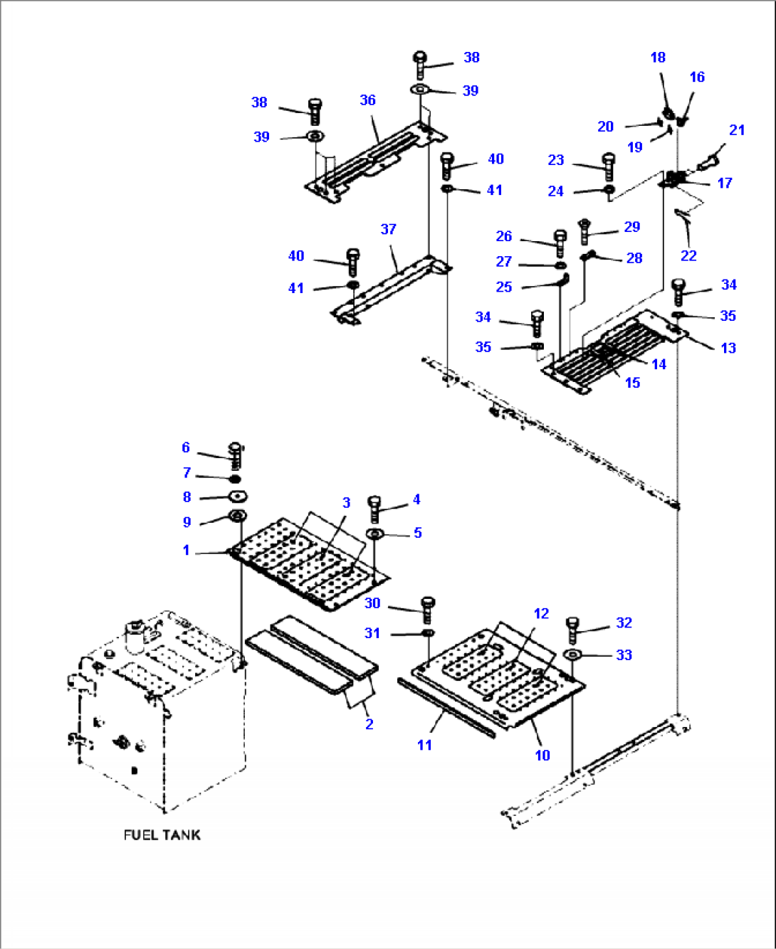 M1210-01A0A FRAME MACHINE CAB (UPPER COVERS) (S/N A87221- UP)