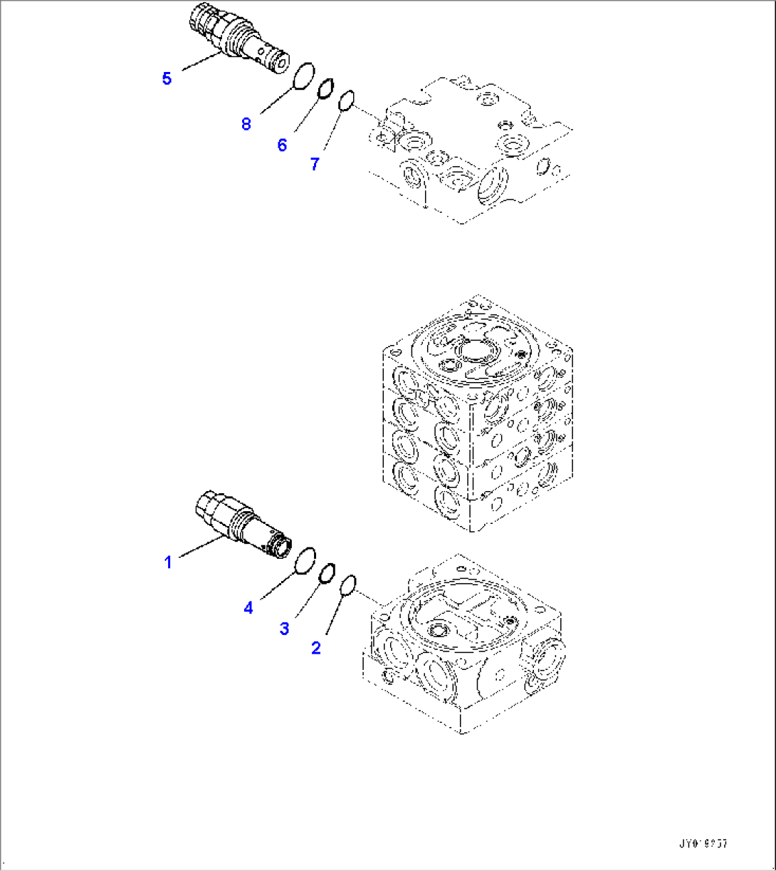 Control Valve, 4-Valve (8/9) (#85001-)