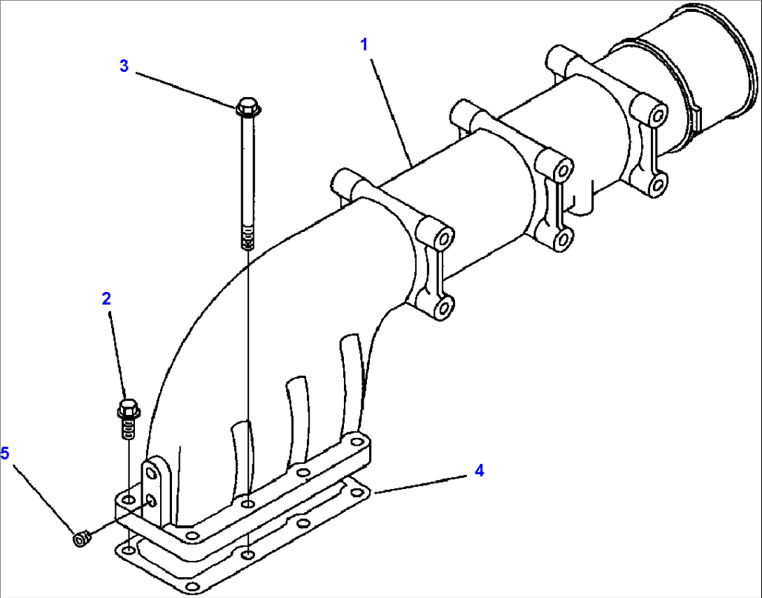 FIG. A1206-A7A1 AIR INTAKE CONNECTION