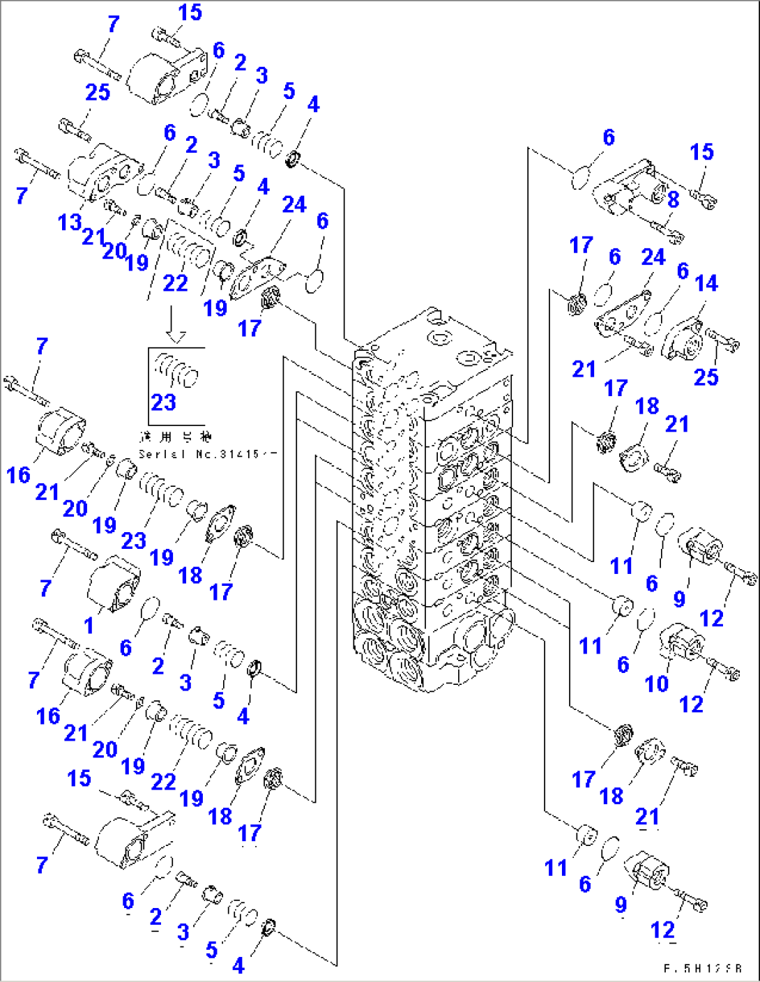 MAIN VALVE (8-VALVE) (6/15)