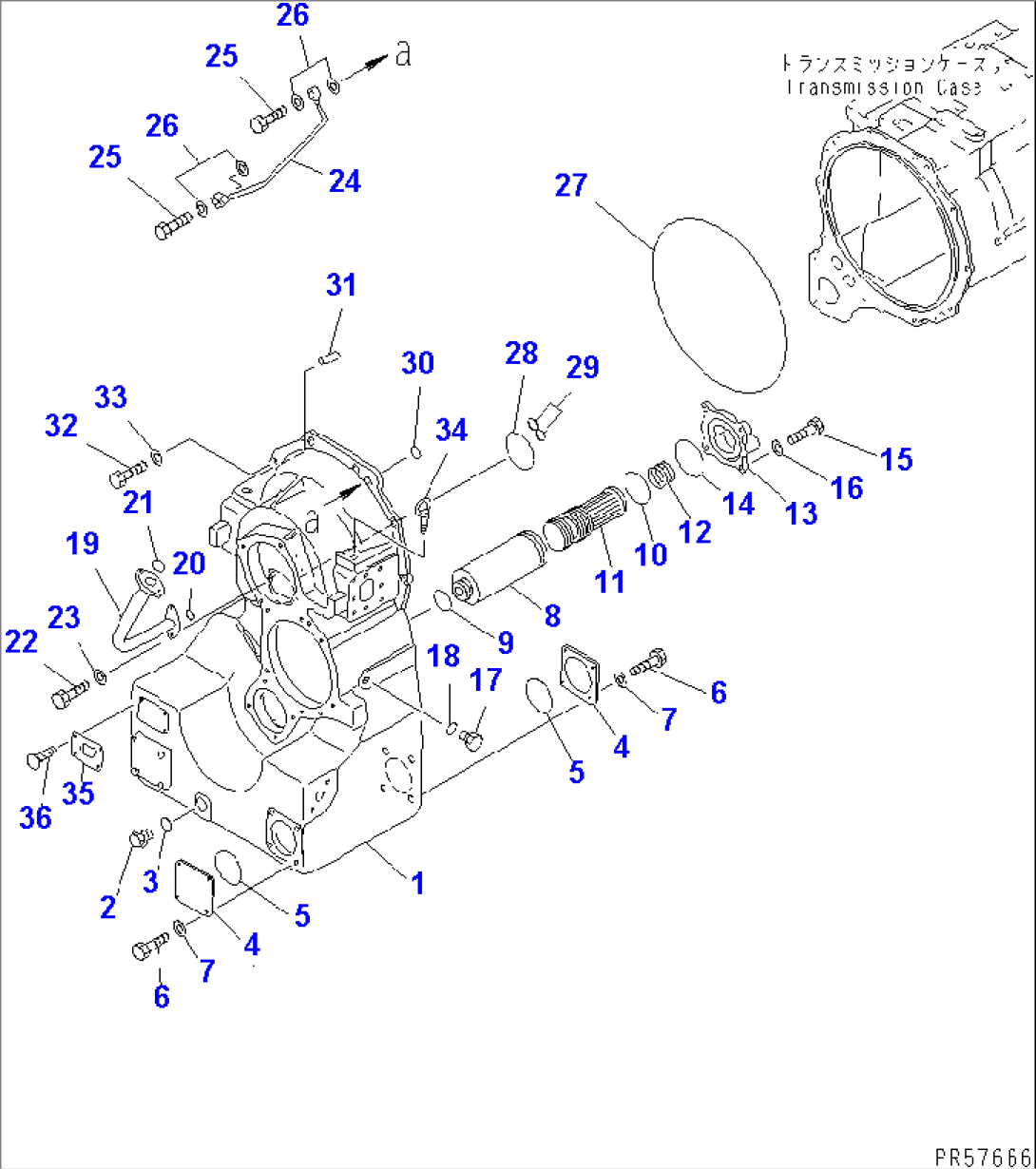 TRANSMISSION (TRANSFAR CASE)(#11001-)