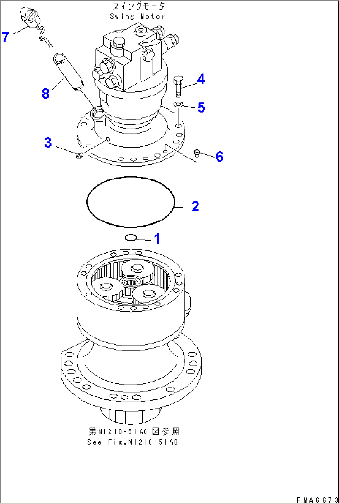 SWING MOTOR (RELATED PARTS)