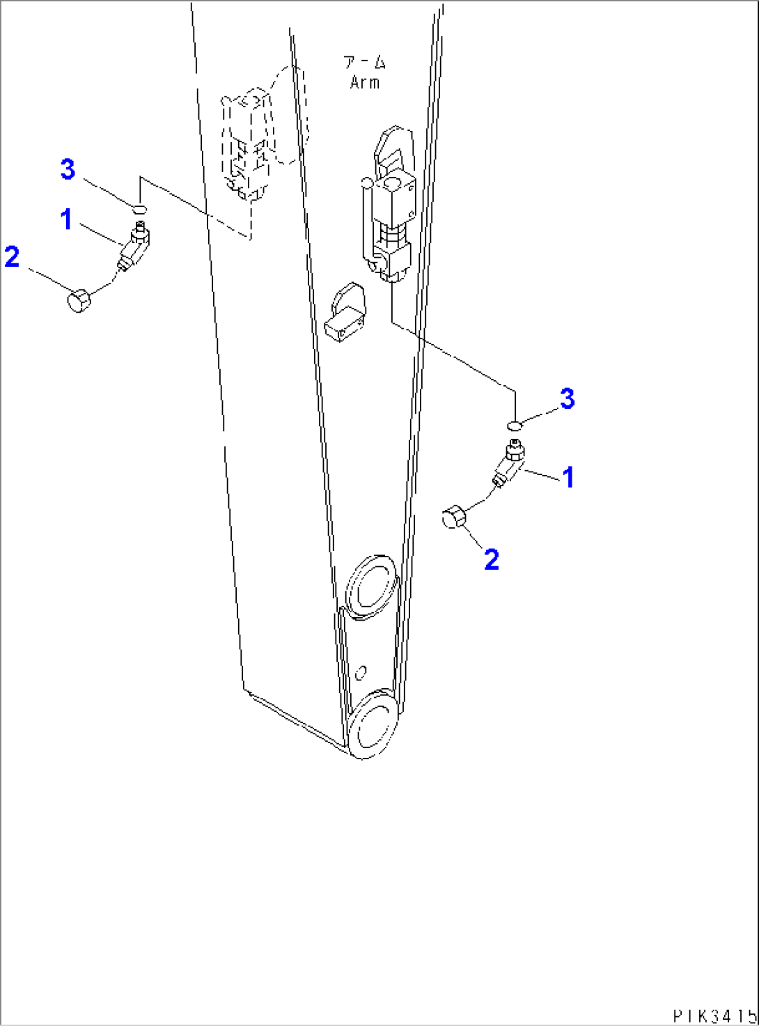 ATTACHMENT LINE ENDS (KA SPEC.)