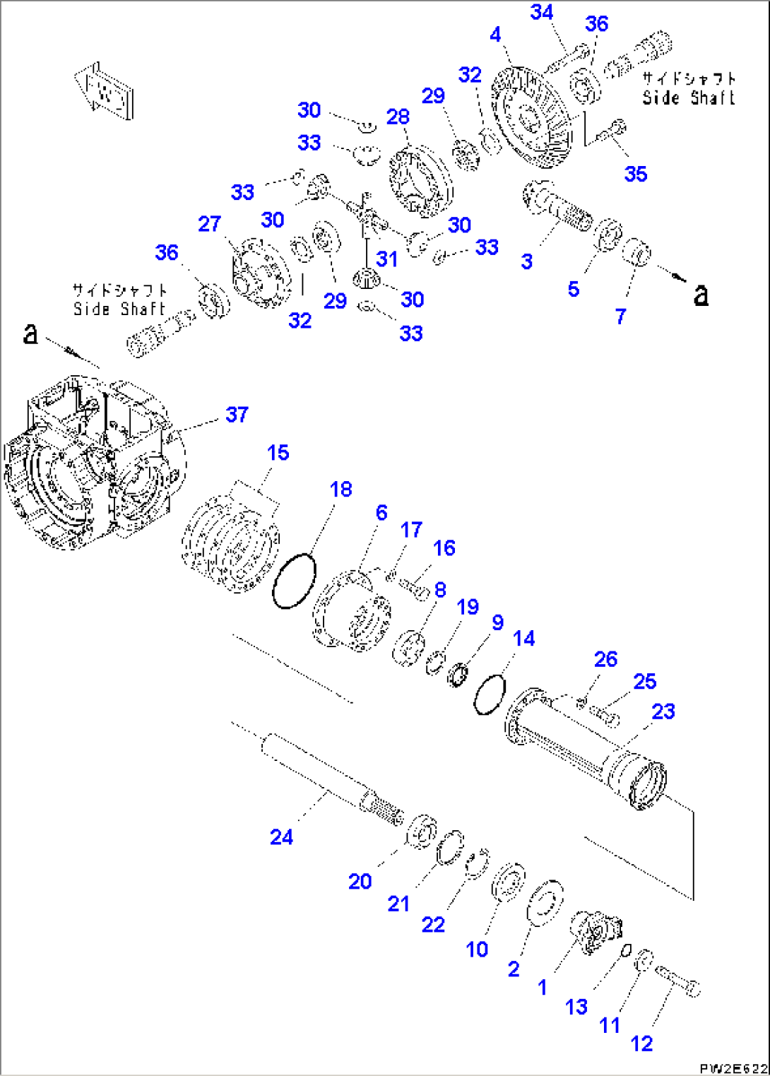 Front Axle Differential (#C10001-)