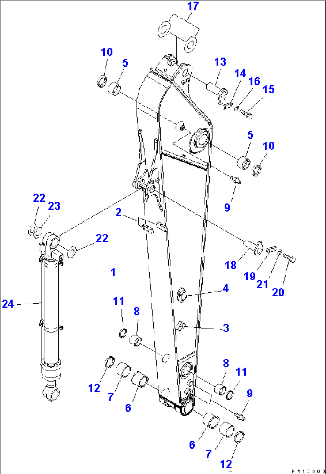 ARM (2.9M) (FOR ADDITIONAL PIPING)(#200001-250000)