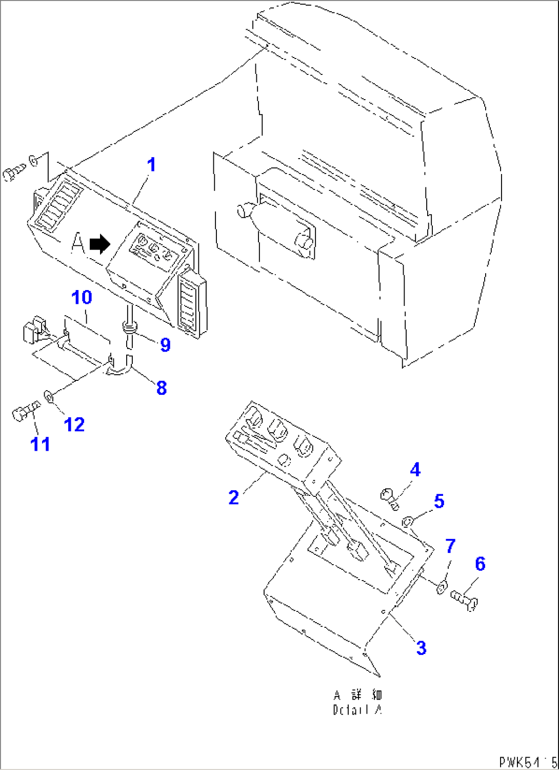 AIR CONDITIONER (GRILL AND CONTROL PANEL)