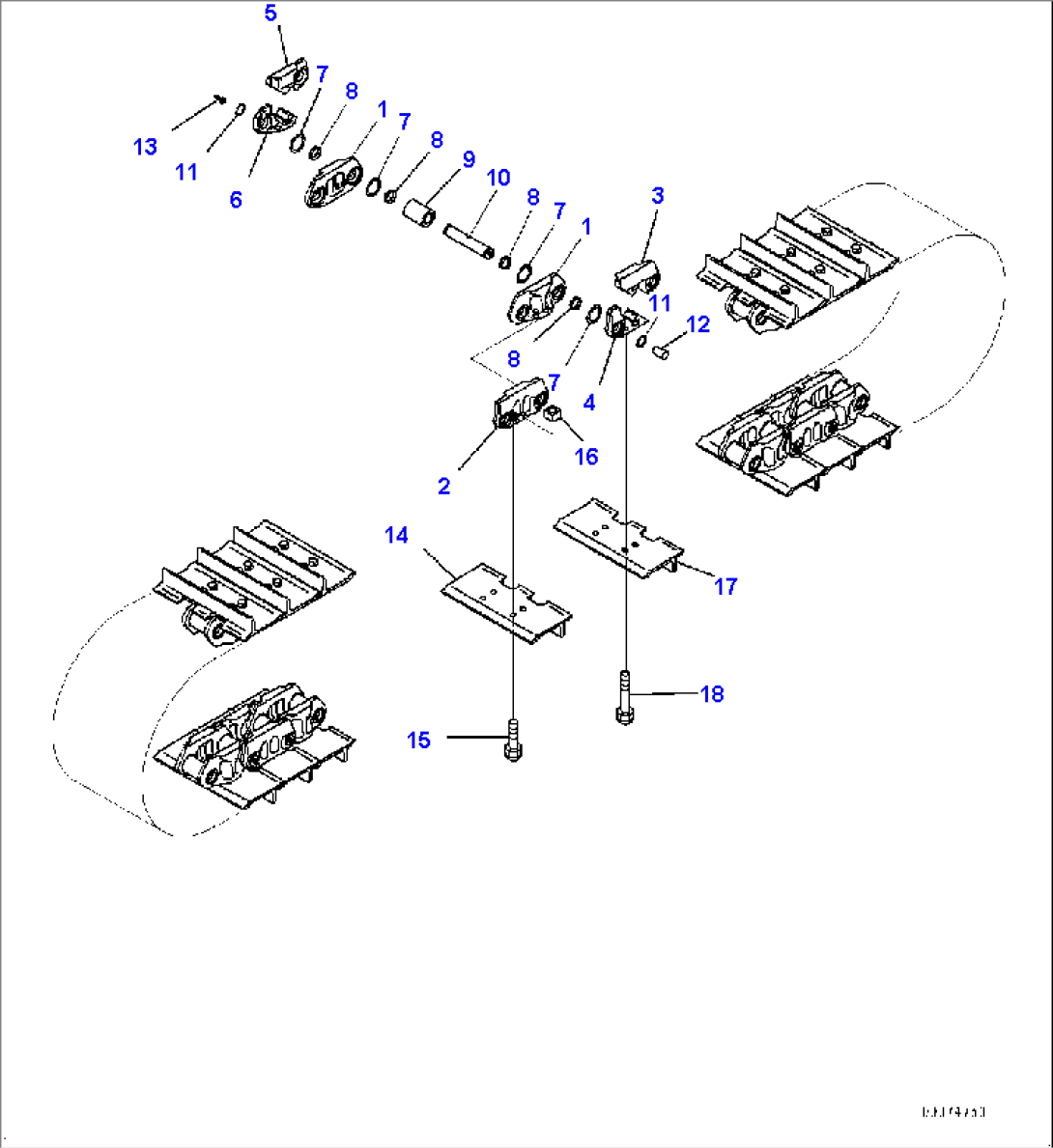 Track Shoe Assembly (#90023-)