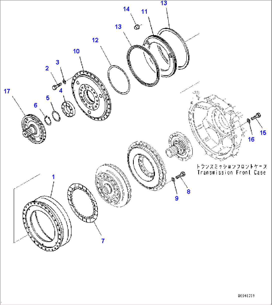 Torque Converter and Transmission, Pump and Turbine (#2633-)
