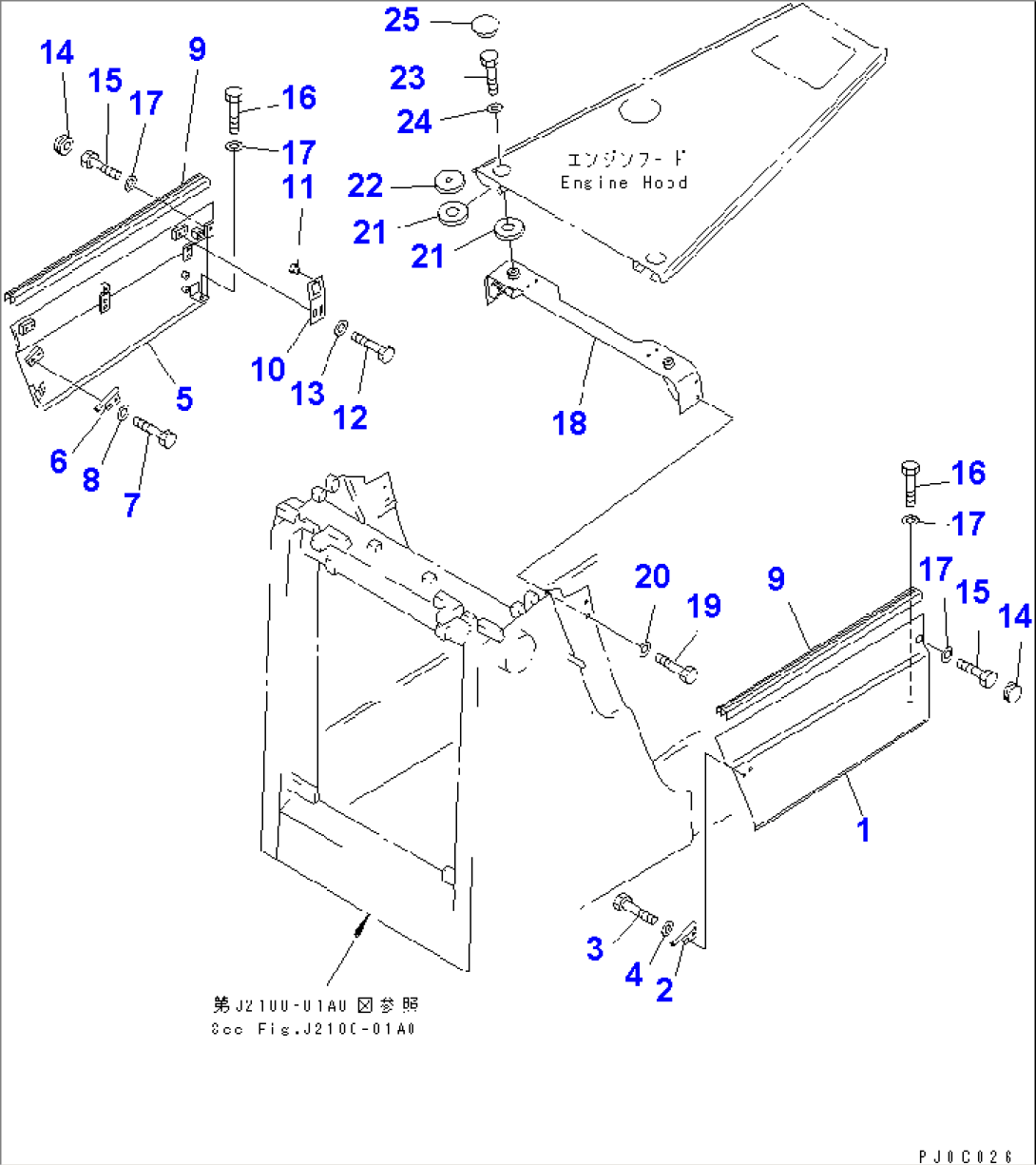 ENGINE SIDE COVER (LOWER) (D65P.PX)