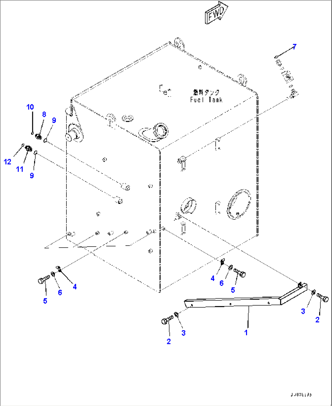 Fuel Tank, Related Parts (#8173-)