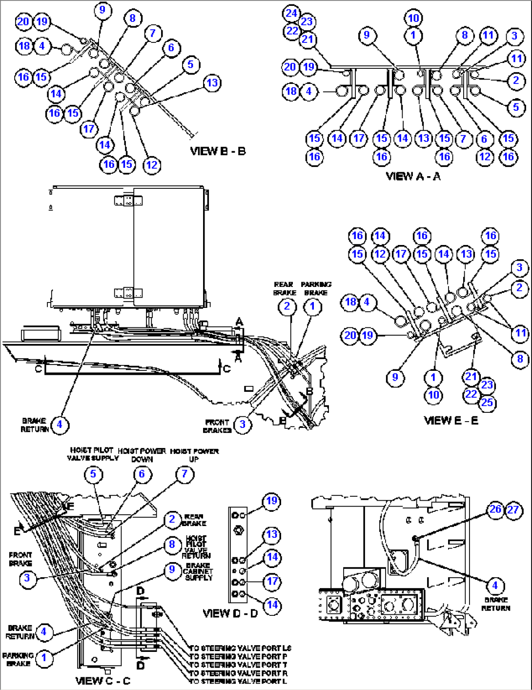 BRAKE CABINET PIPING - 2