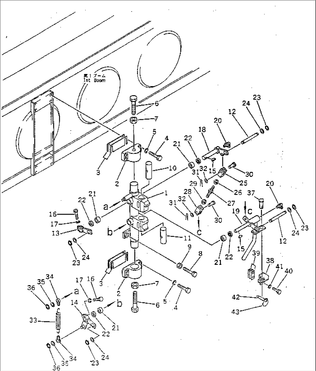 JIB MOUNTING PARTS (1/2)(#1063-)