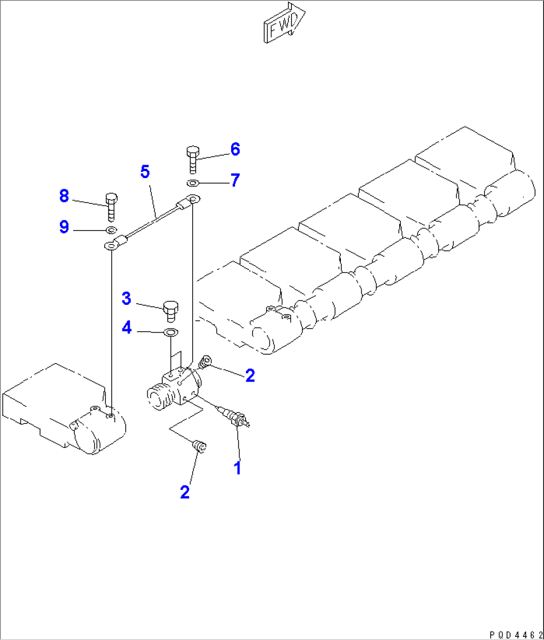 WATER TEMPERATURE SWITCH AND WIRING(#15667-)