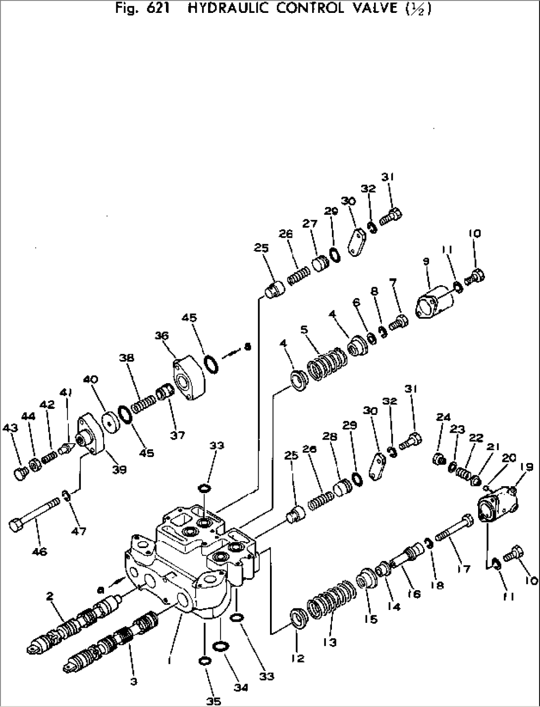 HYDRAULIC CONTROL VALVE (1/2)