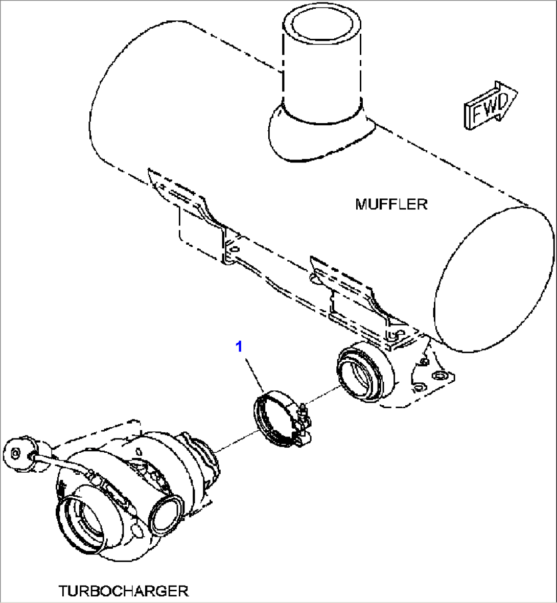 A1209-A2A7 EXHAUST CONNECTION