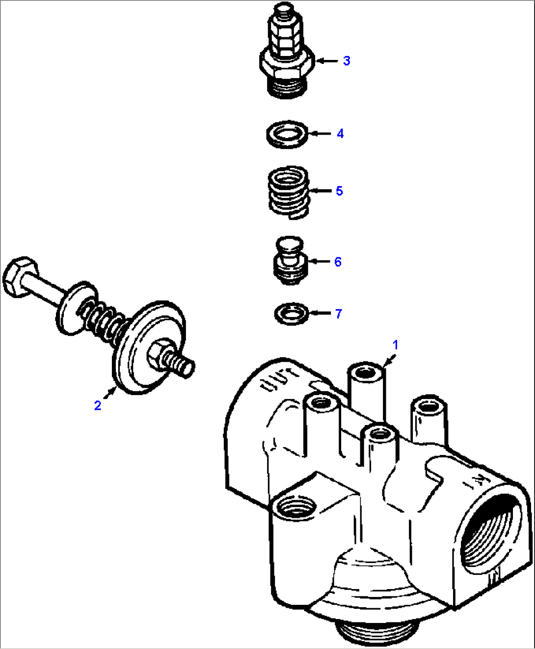 FILTER BASE WITH INDICATOR