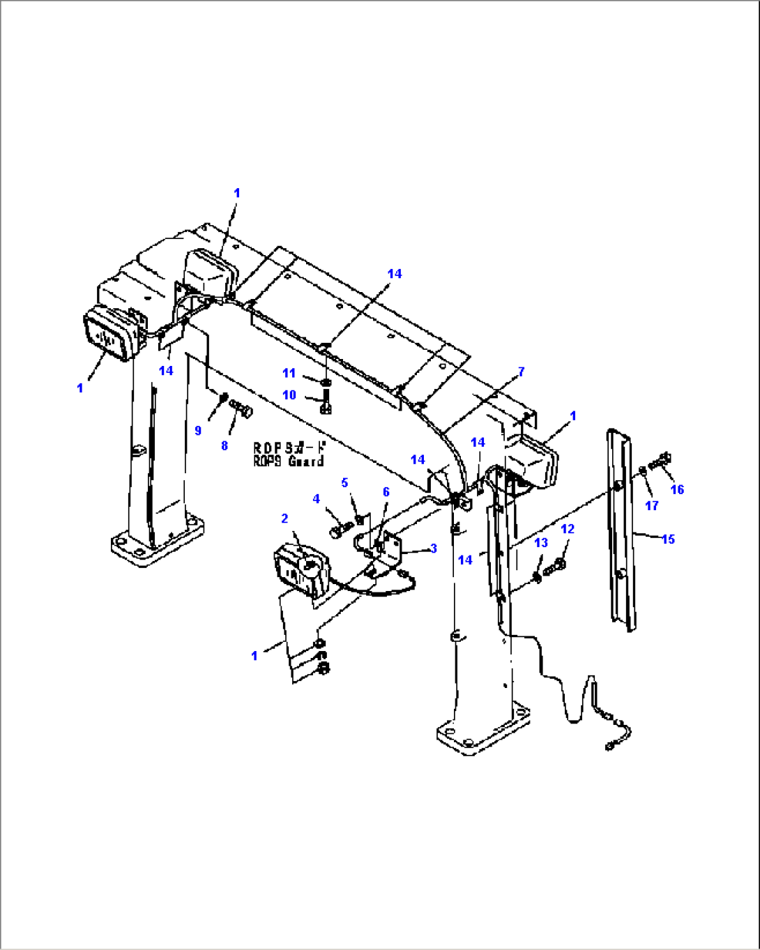 ADDITIONAL FRONT AND REAR LAMP (LAMP AND WIRING)